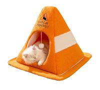 Cat Tent With Zippered Entrance Provides A Private Space For Resting Opening Allows Controlled Access Non-slip Base Keeps Unit Stable For Small Medium Large Kitten Porch Balcony Garden Yard Barn