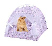 Cat Tents For Indoor Cats | Pet Tent Cat Cave For Playing,Floral Pet Cave Nest, Movable Dog Tent Bed For Indoor And Outdoor Small -Medium -Cats Dogs