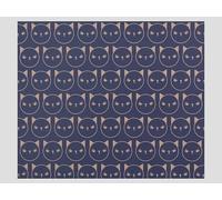 Cat Themed Gift Wrap - 2 Folded Sheets 2 Tags - For Birthday