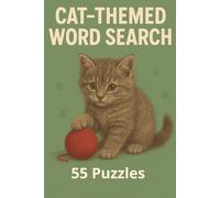 Cat - Themed Word Serach: cat puzzle book, cat activity book