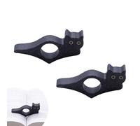 Cat Thumb Book Page Holder - ShiningUU 2PCS Reading Cat Book Holders | Cute Black Cats Design | Shaped Page Holders for Readers | Lightweight Book Accessories & Gifts for Book Lovers