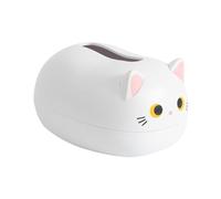 Cat Tissue Box, Cute Cartoon Cat Shape Tissue Dispenser, Portable Feline Tissue Holder, Space Saving Meow Tissue Dispenser, Moveable Kitty Cat Tissue Container, Tissue Holder For Kitchen Bathroom