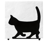Cat Tissue Holder - 6.3x5.51 Inches Cute Novelty Napkin Dispenser for Home Use, Decorative Paper Organizer with Fun Design, Cats Lovers Table Accent for Living Room Kitchen Bedroom Bathroom