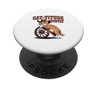 Cat-Titude Country PopSockets Adhesive PopGrip