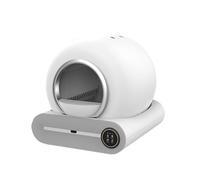 Cat Toilet, 2Pcs 65L Automatic Smart Cat Litter Box Self Cleaning Fully Enclosed Pet Tray,for Multiple Cats