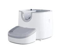 Cat Toilet, Intelligent Open Automatic Cat Litter Box Self Cleaning Extra Large Cats Sand Dropping Pedal Kitty Toilet Anti,for Multiple Cats