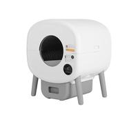 Cat Toilet, Oversized Intelligent Litter Box Self Cleaning For Multiple Cats, Totally Enclosed,-Free, App-Controlled, WasteDisposal,for Multiple Cats