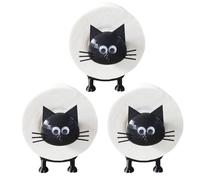 Cat Toilet Roll Holder, Funny Free Standing Toilet Paper Holder, Hilarious Black Cat Paper Roll Storage for Bathroom Bedroom Living Room Kitchen (3)