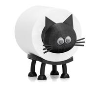 Cat Toilet Roll Holder - Funny Toilet Paper Holder Free Standing Loo Roll Storage - 3D Printed Cat Loo Roll Holder - Hilarious Tissue Paper Roll Storage, Tissue Holder, Stackable Storage
