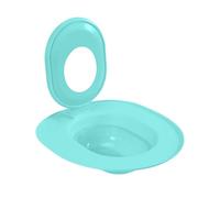 Cat Toilet Seat Training Kit, Cat Toilet Traiining System, Kitten Potty Teaching Seat, Reusable Thrainer, Trainig Seat Tool, Box for Pet Cleaning, Leakproof Non-Stick Anti-Tipping Set (Blue)