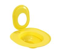 Cat Toilet Seat Training Kit | Toilet Training System for Cats | Teach Your Pet to Use the Toilet Efficiently | Reusable Thrainer Tool | Convenient Pet Cleaning Solution (Yellow, A)