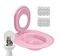 Cat Toilet Trainer Kit, Cat Toilet Cleaning Trainer, Cat Toilet Training Systems, Reusable Cat Hygiene Trainer Urinal Seat Potty, Teach Cat To Use Toilet