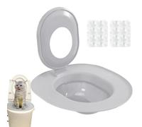 Cat Toilet Trainer Kit - Removable Potty Seat | Toilet Litter Box Trainer, Pet Bathroom Training Adapter, Kittenbathroom Learning System for Indoor Home Apartment Bathroom Basement Pet Shop