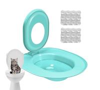 Cat Toilet Trainer Kit - Reusable Litter Box & Potty Trainer | Cat Hygiene Training System | Urinal Seat Potty For Cats | Train Your Çat To Use The Toilet, Save On Litter, Clean & Easy Pet Care