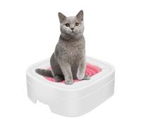 Cat Toilet Trainer, Kitten Potty Tray, Pet Training Seat, Large Space Fit, Splash Guard Design, Easy Mounting, Litter Free Life, Stress-Free Training, Perfect for Bathroom, Apartment, Home