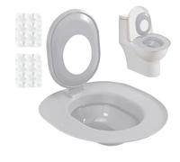 Cat Toilet Trainer, Removable Potty Seat, 14.37x14.37 36.5x36.5x5.5cm with Removable Feature, Bathroom Training Tool, Litter-Free Solution with White Design, Gear for Home and Pet Shop