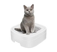 Cat Toilet Training Kit, Cat Toilet Training Systems, Professional Cat Toilet Trainer Universal Reusable Environmentally Friendly Cat Toilet Trainer for Pet Cleaning,Help Train Your Cat to Use Toilet