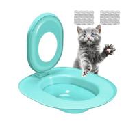 Cat Toilet Training Kit, Pet Toilet Training Tool, Reusable Litter Tray Seat for Indoor, Outdoor, Home Use