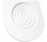 Cat Toilet Training Seat, Step-by-Step Kitty Potty Training System, Easy-Clean No-Mess Litter Tray for Toilet Seat Training, White