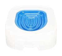 Cat Toilet Training System Kit Step by Step Toilet Trainer for Cats with Non Slip Base Odor Control Vent Fits Most Round Elongated Toilets