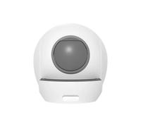 Cat Toilet, White Smart Self Cleaning Cat Litter Box Preventing Clamp Automatic,for Multiple Cats