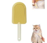 Cat Tongue Comb, Cat Tongue Brush, Pet Ice Cream Massage Comb, Celery Pets Cat Tongue Comb, Celerypets Cat Tongue Comb, Pet Grooming Brush (Yellow)