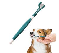 Cat Toothbrush, Dog Toothbrush for Small Dogs, Three-Headed Dog Toothbrush, Dog Toothbrush, Kitten Bad Breath Brush, Bristle Mouth Cleaning Tool
