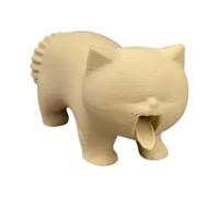 Cat Toothpaste Dispenser, Playful Holder, 3.9x7x4.1cm, Toothpaste Cap Dispenser, Creative Vomiting Kitty Topper, Cute Countertop Decor, for Kids, Dorm, Family