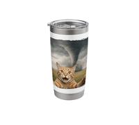 Cat Tornado Selfie Meteorologist Stainless Steel Insulated Tumbler