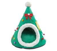 Cat Tower Christmas, Cozy Cat Book The Holidays, Holiday Cat Condo, Cat Cave Christmas, Cat Bed Christmas, Xma Tree Cat House, Cat Scratcher Tree In Christmas Design, Tree Shaped Cat Bed,(Green1)