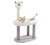 Cat Tower for Indoor Cats, Multi-Level Cat Climbing Frame With Scratching Post Multicolor(D)