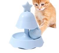 Cat Tower Roller Toy, Cat Toy Roller | Cat Teaser Toy, Christmas Tree Cat Turntable Balls | Cat Roller Toy, Interactive 2-Layer Catnip Toy for Small
