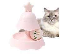 Cat Tower Roller Toy, Cat Toy Roller - Cute Cat Teaser Toy, Christmas Tree Roller Toy | 2 Layers Catnip Toy Turntable Rolling Balls Cat Roller Toy for K