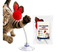 Cat Toy Angel Interactive Suction Cup Butterfly Rod