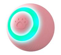 Cat Toy Automatic Moving Ball - USB Rechargeable Interactive Cat Toy | Intelligent Rolling Cat Toy Fast Rolling on Carpet | Activate Rolling Cat Ball | Self-Entertaining Chew-Resistant Bouncing Ball