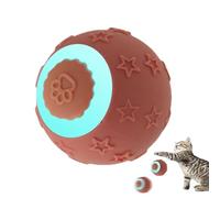 Cat Toy Ball - Automatic Rolling Ball 4.1 x 4.1 cm, 2 Charging Modes Type C, Cat Toys for Cats, Kittens, Small Animals, Pet Room, Train