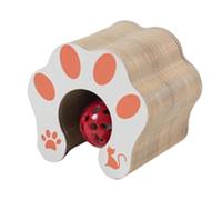 Cat Toy Ball Track Cat Scratch Board Foldable Kitty Scratching Post Cat Scratcher Cardboard for Spins, Scratches, Pounces, Scratching, Home