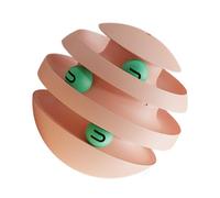 Cat Toy Ball Track Dog Enrichment Turntable Ball Tower Track Active Play