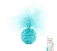 Cat Toy Ball With Interactive Safe Bite-Resistant | Kitten Training Toy for Indoor Cats Stimulating Play Stalk Exercise Interactive Fun Predator Instinct Active Pouncing