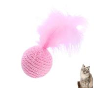 Cat Toy Ball with Wings - Cat Ball with Wings, Training Toys for Kittens, Anti-Bite Cat Toys, Feathered Balls, Cat and Pet Feathered Toy, Interactive Kitten Toy, Anti-Bite Toy, Cat