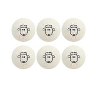 Cat Toy Balls - 6 Pack Natural Wool | Silent Interactive Play, Chewing & SC | Eco-Friendly Wool Felt, Soft Lightweight Design, Quiet Rolling Action, Encourages Exercise, for Indoor Kittens & Senior Cats