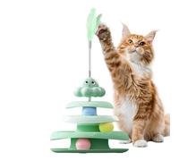Cat Toy Balls | Interactive Fun Ball | Interactive Cat Toy | For Training, Anti-Boredom, Mental Stimulation, Scratching, Indoor, Outdoor, Family Time, Living Room, Travel