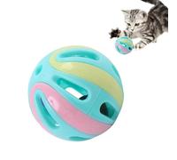 Cat Toy Balls with Bell - Cat Rattle Ball - Large Hollow Rattle Ball for Cats, Interactive Toys for Chasing Kittens Small Rattling Balls for Kittens and