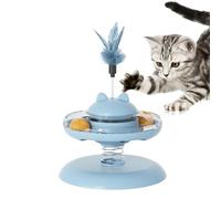 Cat Toy Candy Dispenser,Non-slip Base With Ballet Track Feeder - Interactive Cat Feeder | For Movement Slow Down Feeding Kittens Pets House Snacks