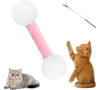 Cat Toy, Catnip Q-Tip, Cotton Swab Cat Toy, Big Interactive Kitty Kick Sticks, Soft plush chew toy,A kicking toy set designed for indoor pets