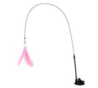 Cat Toy - Detachable Suction Cup Toy Interactive Pet Teaser Lightweight Exercise Accessory with Secure Attachment Stimulates Hunting Behavior