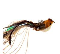 Cat Toy Feathers Refill, Interactive Teaser Refills, Replacement Head for Cat Toys, Multifunctional Cat Toy Attachment, Perfect for Outdoor, Living and Park Playtimes