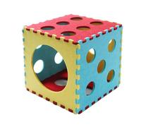 Cat Toy | Folding Cave Toy | with Interactive Tubes and is for Pets up to 12 lbs - Training Tool for Indoor Bedroom Living Room