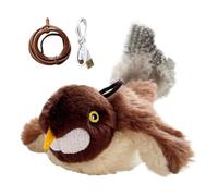 Cat Toy for Fighting Bird, Anti-Boredom Stimulating Plush Toy for Active Cats - Educational Interactive Anti-Boredom Game for Hunting, Exercise and Indoor Entertainment