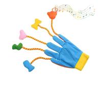 Cat Toy Gloves Five Finger Plush Gloves, Bells, Kitten Toy